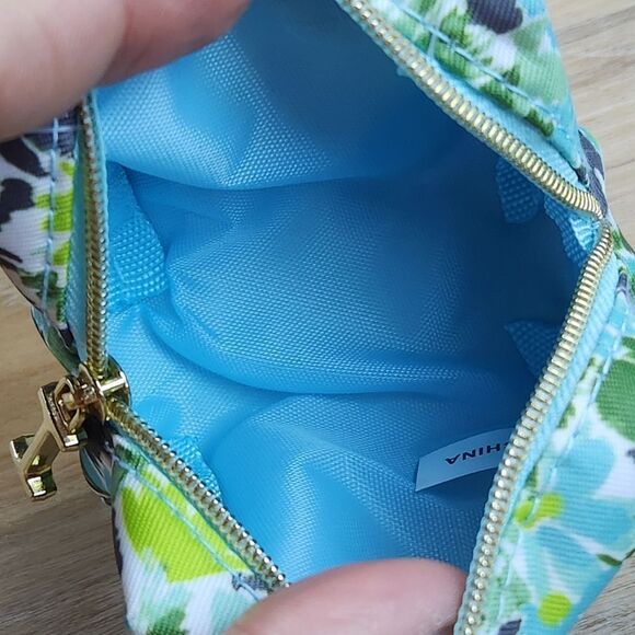 🩵NWT Isaac Mizrahi Watercolor Floral Compact Pill Organizer & Pouch - Picture 9 of 12